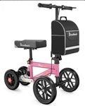 New Blessreach Steerable Four Wheel Knee Scooter Leg Ingury Crutch - Pink. Fixed Price $69.99.