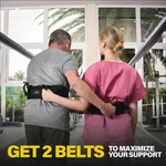 Gait Belt With 6 Handles Transfer Fle To Unlock - 50" Holds Up 500 Lbs Or. Fixed Price $33.77.