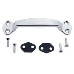 United Pacific 10960 - Chrome Grab Handle With 4 Bolt Mounting Kit. Fixed Price $25.00.