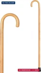 Carex Wooden Walking Cane, Round Handle With Natural Ash Finish Ru. Fixed Price $31.99.
