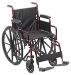 Drive Medical Rebel Wheelchair With Swing-away Footrest Removable Desk Armrest. Fixed Price $349.00.