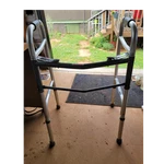 Sunmark Adjustable Folding Aluminum Walking Frame Walker 300 Lb Silver/gray. Fixed Price $15.00.