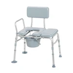 Drive Devilbiss - Combination Padded Transfer Bench/commode Aluminum. Fixed Price $160.00.