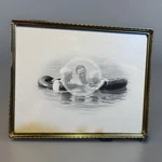 Antique Swimwear Group Family Women Photograph Swimsuit Cap Inner Tubes. Fixed Price $34.00.
