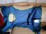 Invacare R114 Full Body Sling Commode Opening Patient Lift Medium Blue Purple. Fixed Price $60.00.