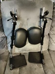 Oem Pride Jet 3 Ultra Mobility Chair Adjustable Padded Leg Rests Pair Of 2. Fixed Price $259.99.