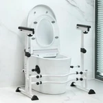 Toilet Safety Rails, Oasisspace Stand Alone 350LBS, Adjustable G320. Fixed Price $53.34.
