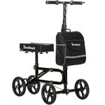 Economy Steerable Knee Walker, Dual-brake Scooter, Foldable Crutch, WB2111. Fixed Price $65.02.