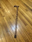 Brazos 34" Handcrafted "twisted Oak" Wood Walking Stick. Fixed Price $63.00.