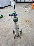 Medical Oxygen Cylinder Tank W/regulator & Cart Stand Aluminum Portable O2. Fixed Price $89.95.